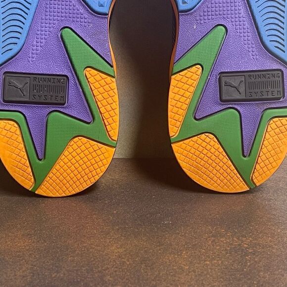 Puma x Tetris RS-X Men's Sneakers 372486-01 Puma Black-Luminous Blue Size 9M - Picture 15 of 16